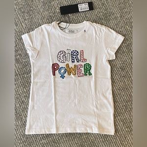 NWT REPLAY “Girl Power” Short Sleeve Top Tee - 36 Months